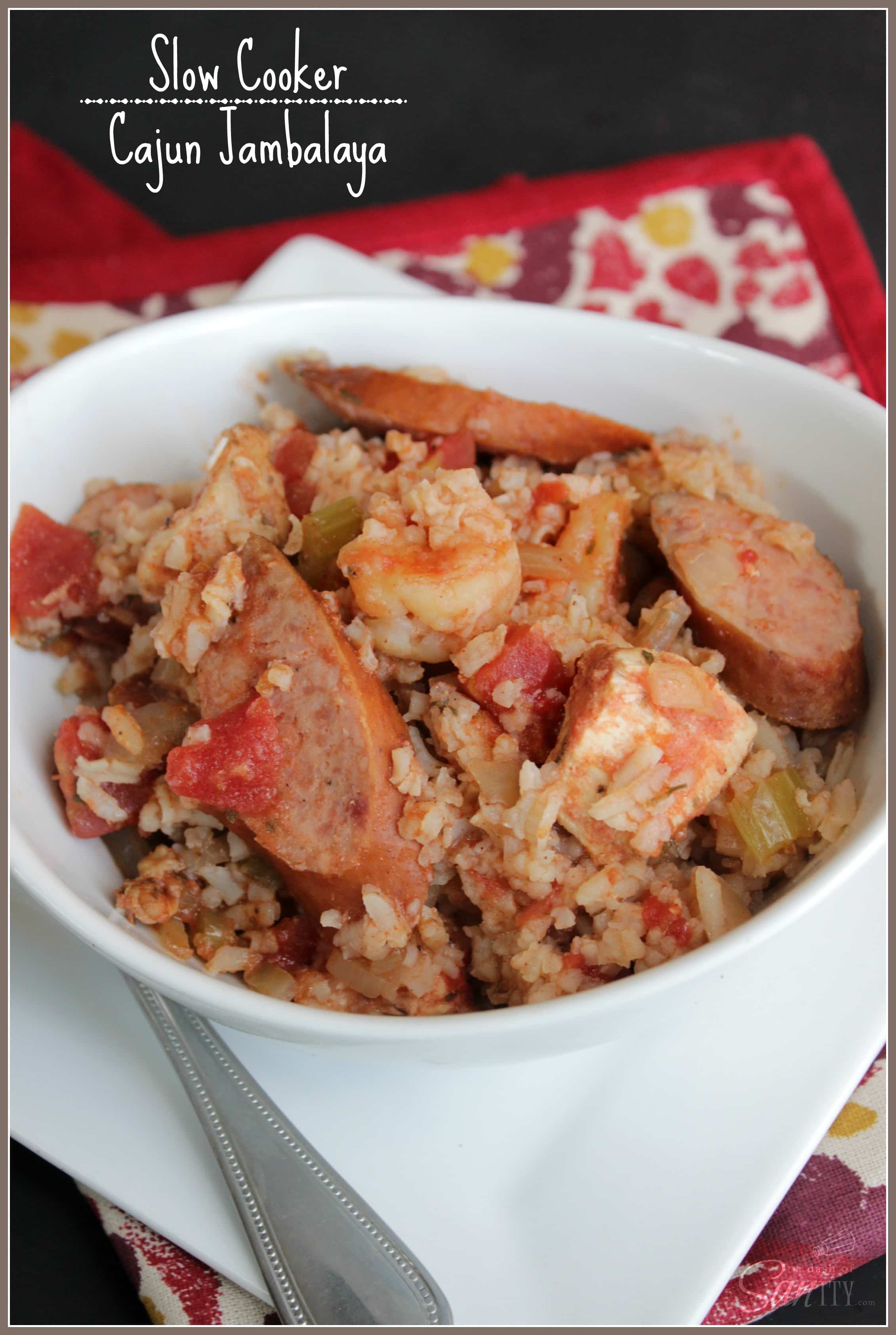 Slow Cooker Cajun Jambalaya A Dash of Sanity