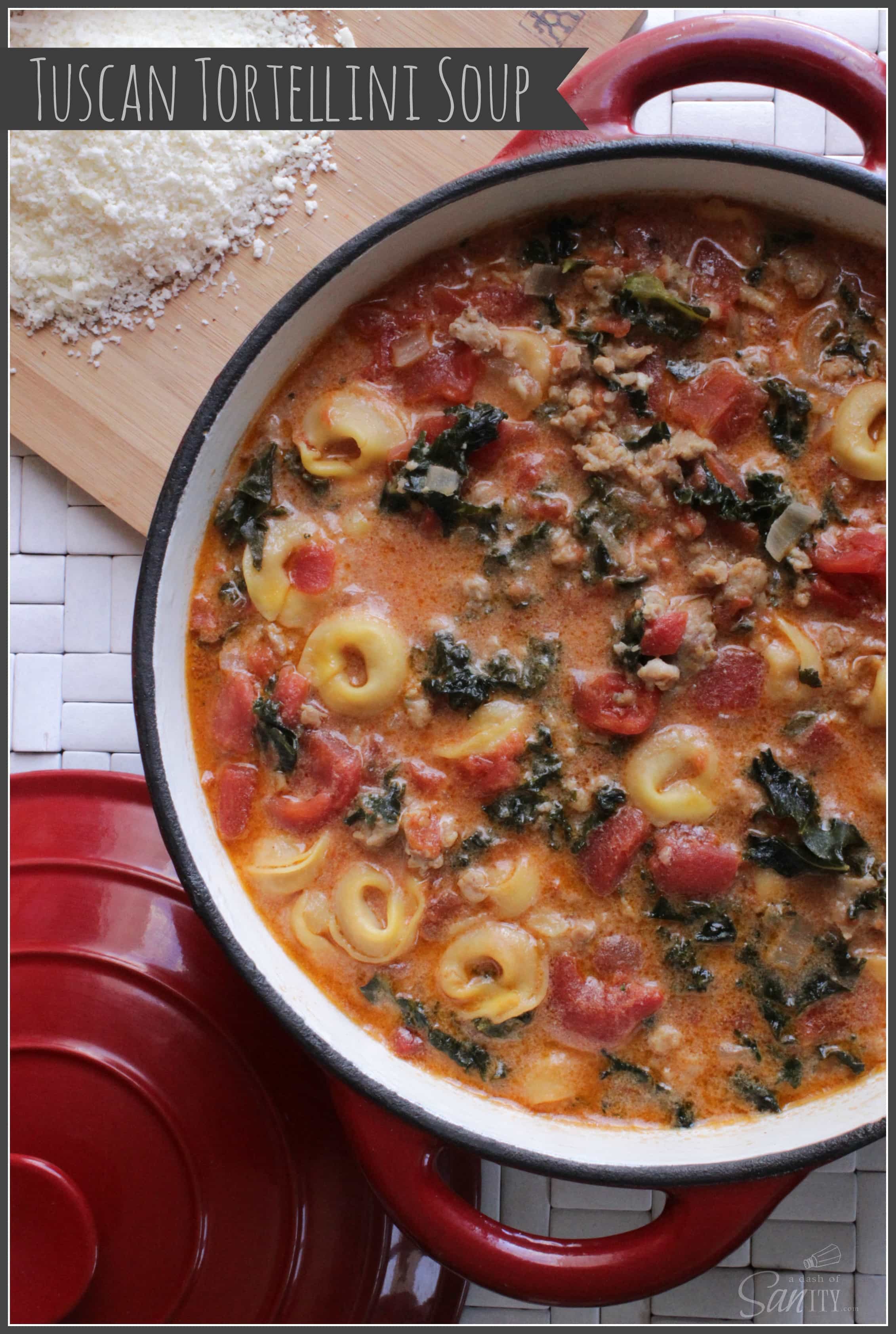 Tuscan Tortellini Soup