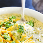 Best ever BROCCOLI & CHEESE SOUP. Made with fresh broccoli and three kinds of cheese; this recipe is easy, simple and ready in 45 minutes.