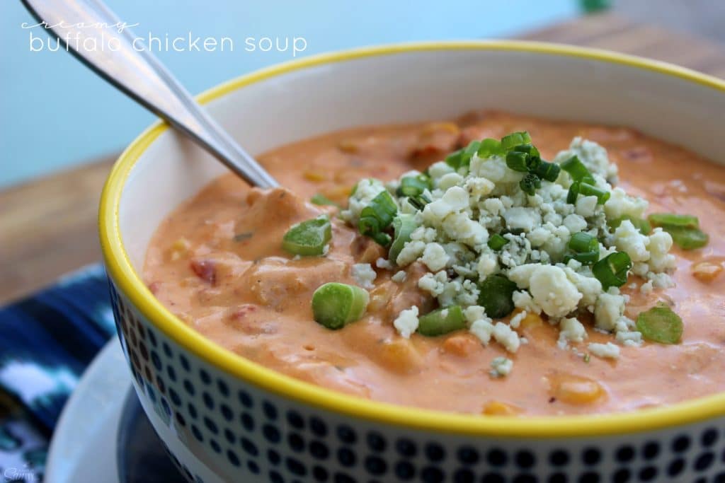 creamy buffalo chicken soup