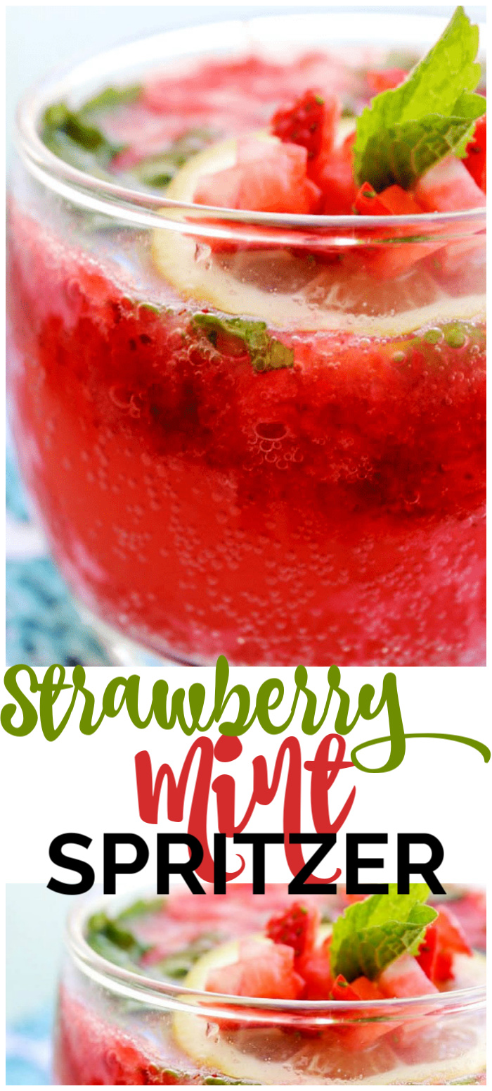 Strawberry Mint Spritzer Strawberry Mint Spritzer