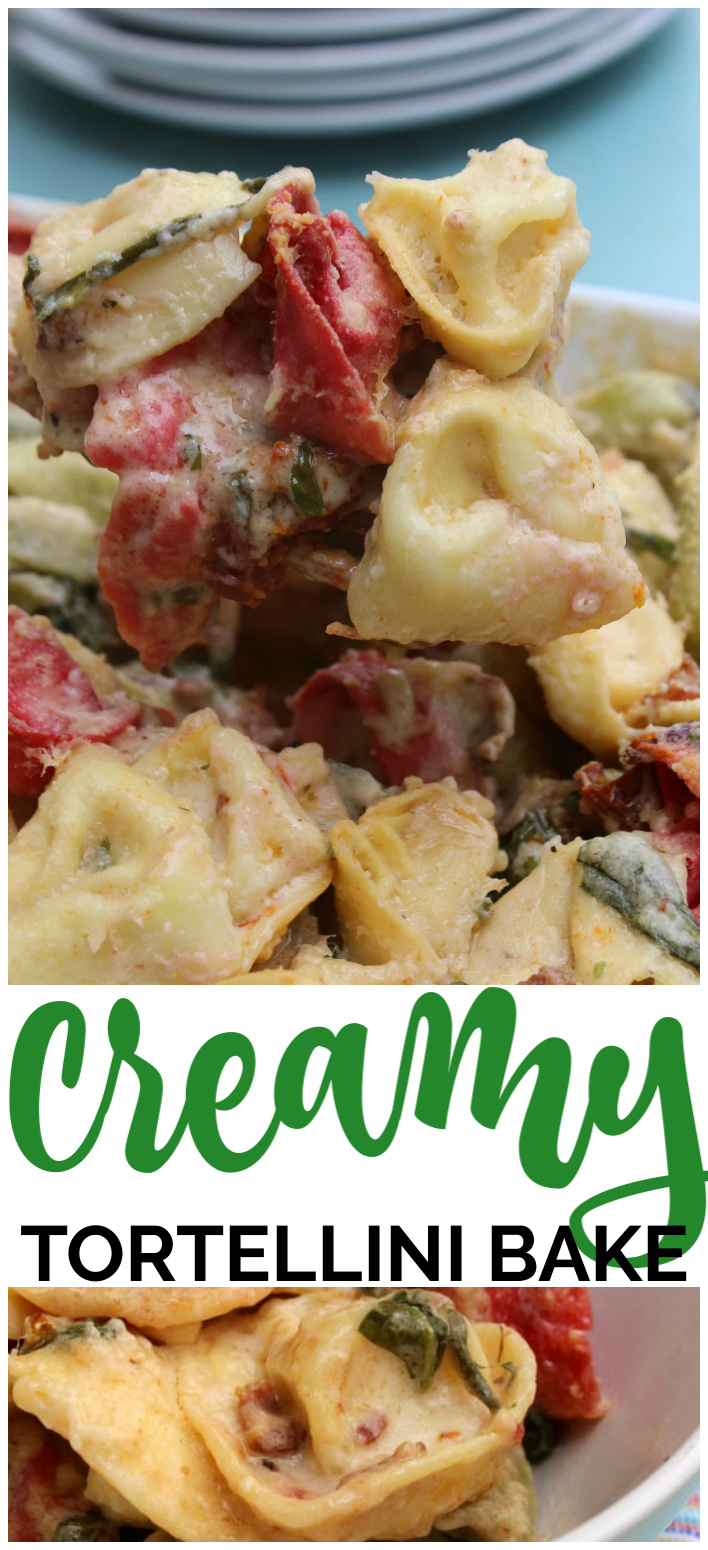 Creamy Tortellini Bake Creamy Tortellini Bake