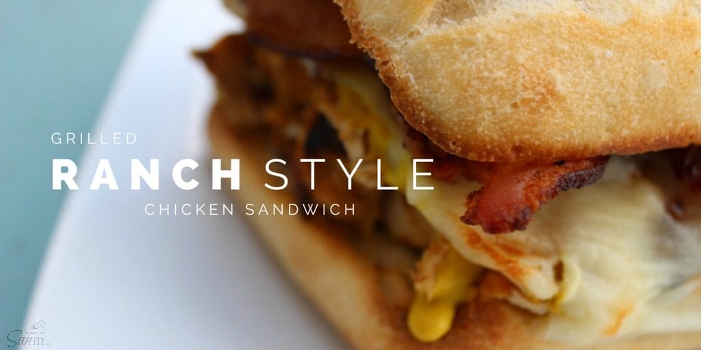 grilled “ranch” style chicken sandwiches