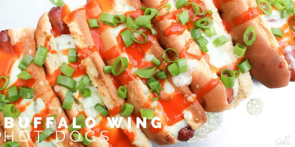 buffalo wing hot dogs