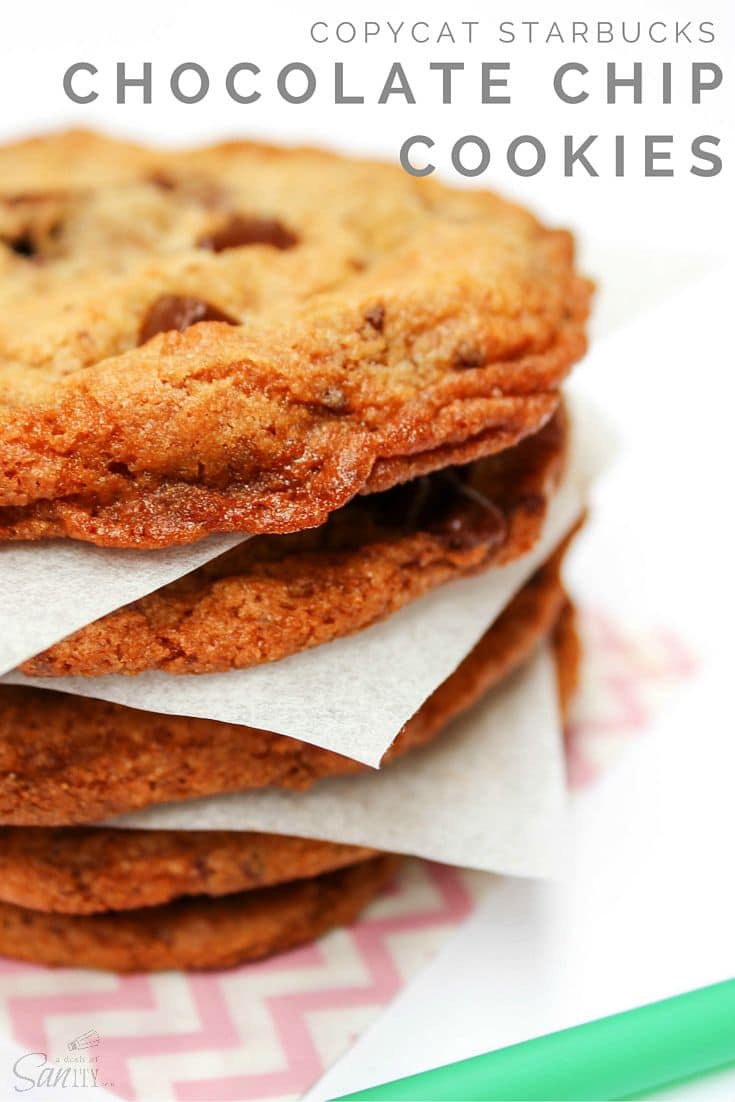 Copycat Starbucks Chocolate Chip Cookies