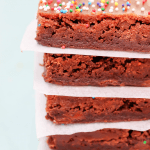 BEST EVER BROWNIE FROSTING and I am not messing around. It is seriously the best! Get yourself ready to lick the bowl clean.