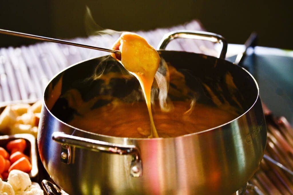 Aged Cheddar Fondue, Steamy Kitchen
