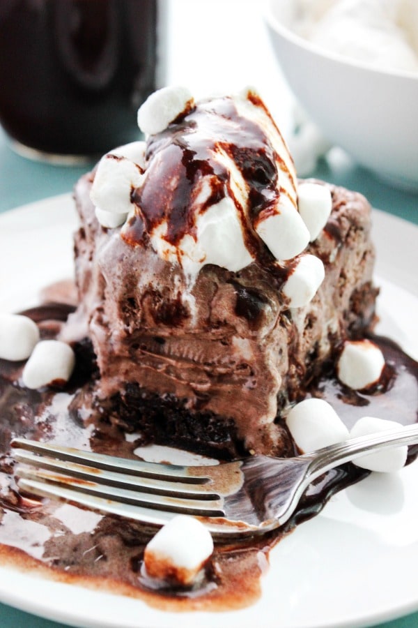 rocky road brownie ice