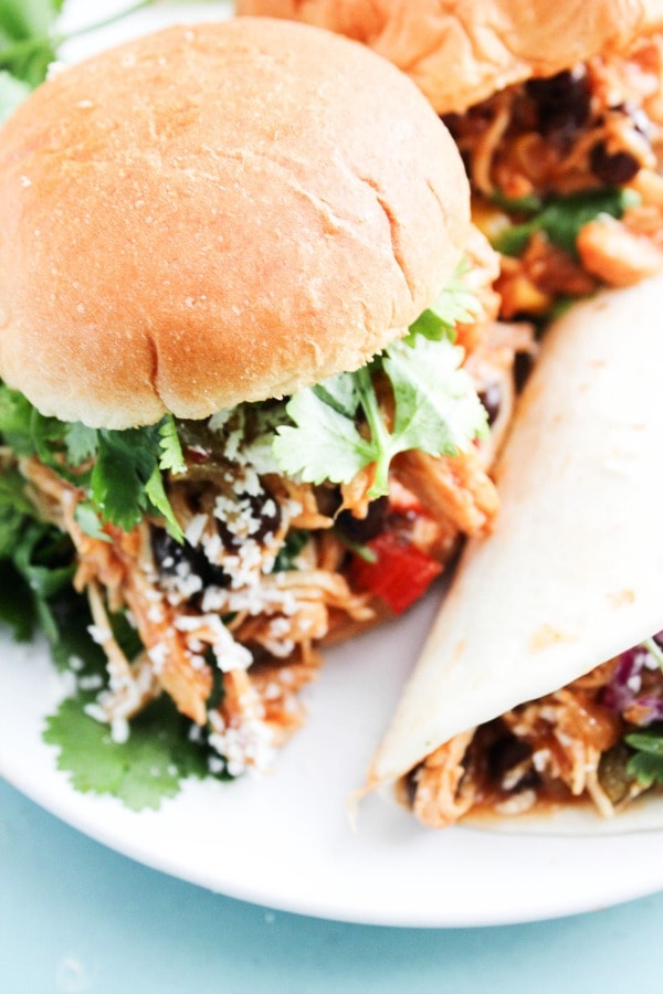 slow cooker southwestern barbecue chicken