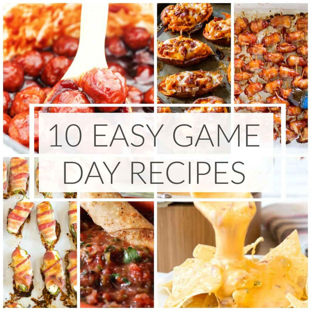 10 easy game day recipes