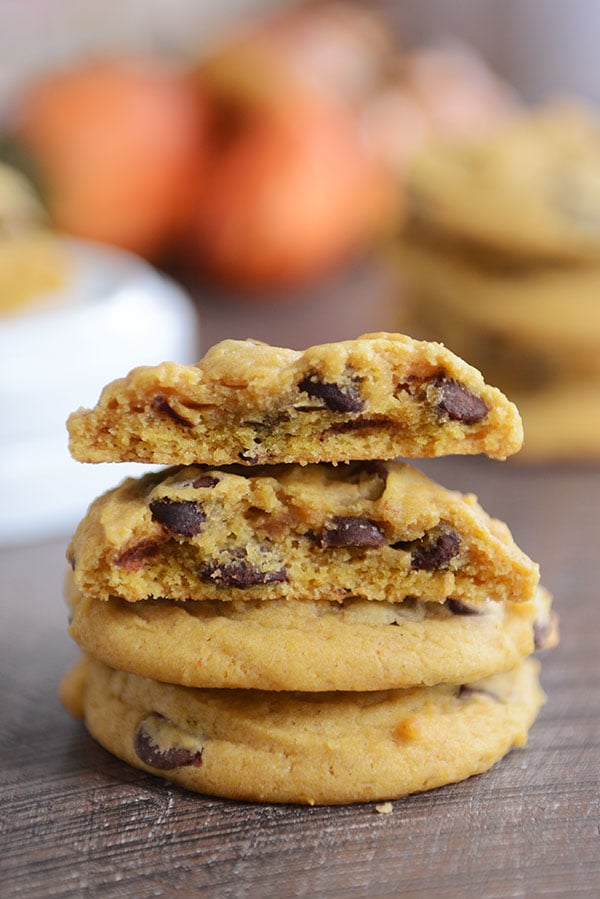 Chocolate Chip Pumpkin Cookies