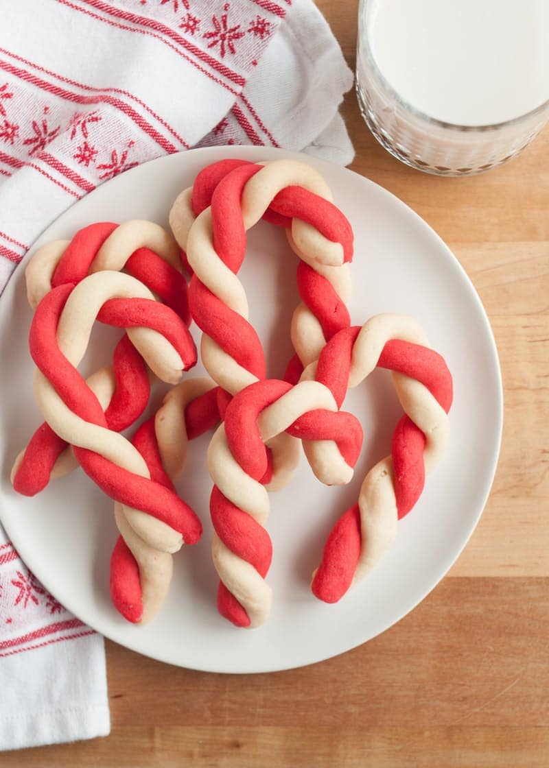 Candy Cane Cookies