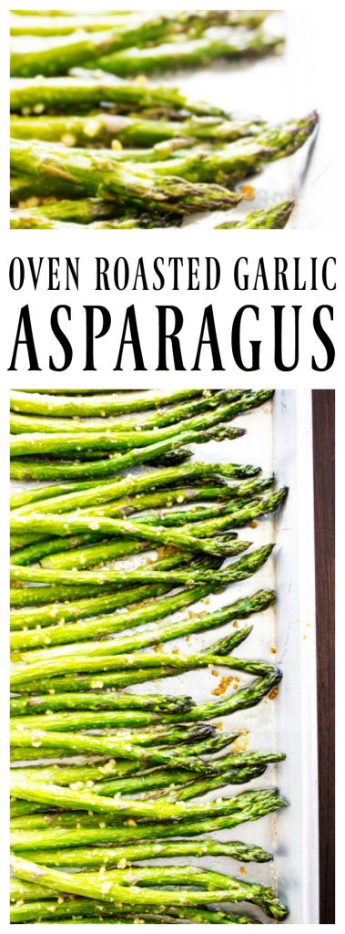 easy oven roasted garlic asparagus