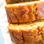 GLUTEN-FREE PUMPKIN BREAD - a quick bread that is deliciously spiced with nutmeg, cinnamon, & cloves. This fall treat is a family favorite.