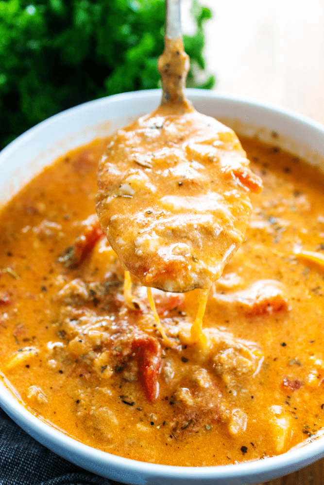 CREAMY ITALIAN SAUSAGE SOUP