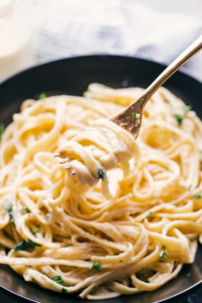 easy fettuccine alfredo